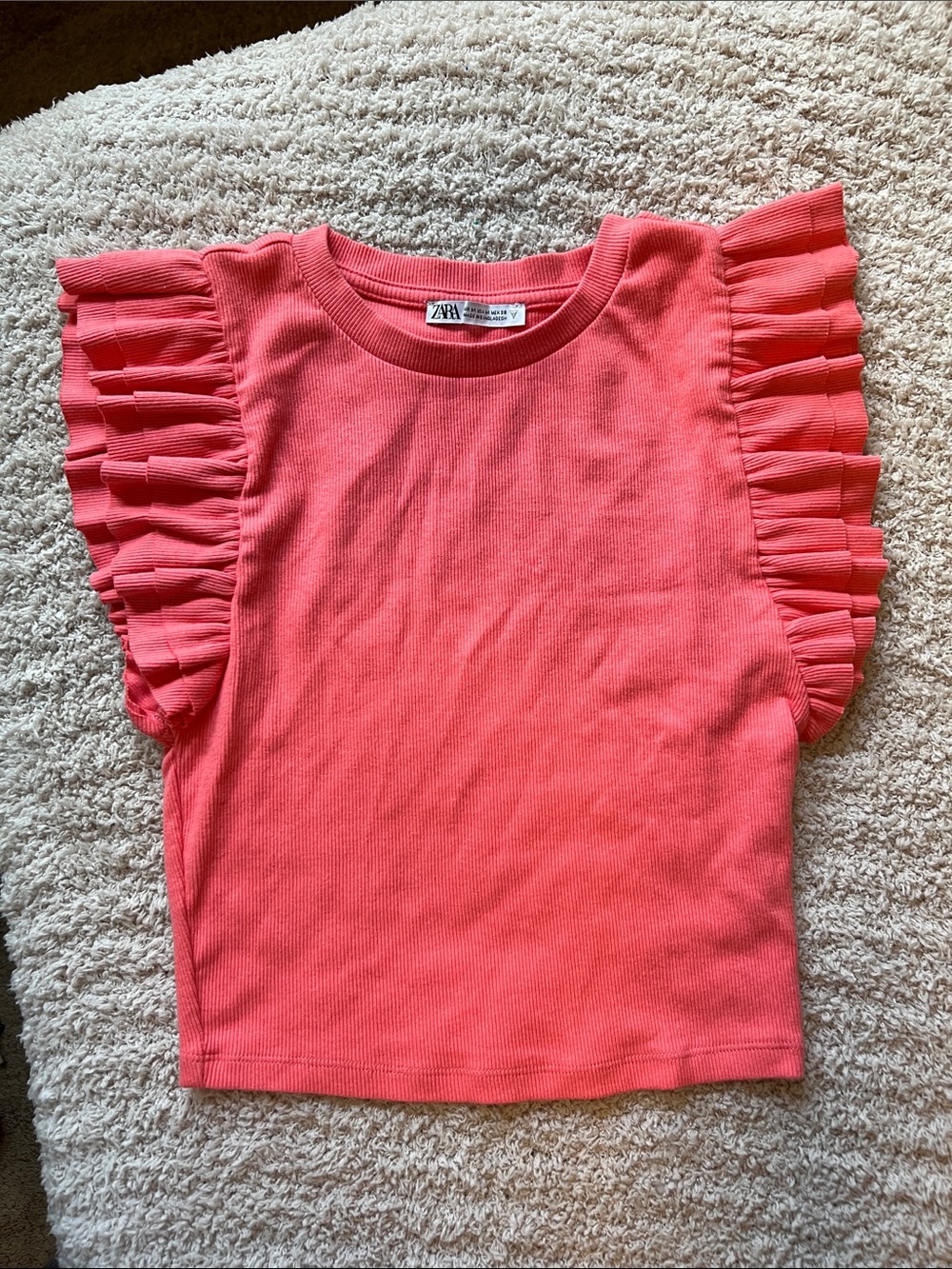 Zara pink crop top